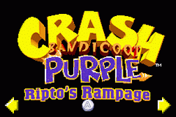 2 Games in 1 Crash Bandicoot Purple Ripto s Rampage Spyro Orange The Cortex Conspiracy